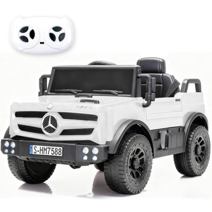 12V Mercedes-Benz Unimog Ride-On Car for Kids | Remote Control, LED Lights, Music Player & Safety Belt – Perfect Gift for Ages 3–4