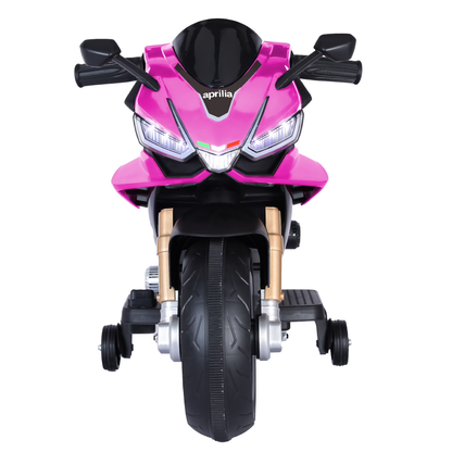 HEIMILI Aprilia 12V Kids Electric Motorcycle Battery Powered Ride on Motorbike 3mph w/Bluetooth Music LED