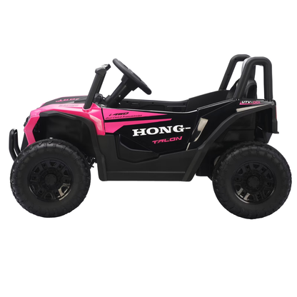 HEIMILI 12V Kids Ride On UTV,Ride on Car Toy w/Remote Control,Electric Off-Road UTV Truck,Remote w/ LED Lights MP&Music Bluetooth USB for Kids,Boys and Girls Aged 3-6 Years