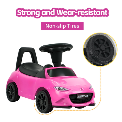 HEIMILI Mazda Kids Ride on Push Car,Child Push Walker,Sliding Toddler Toys with Engine Sound, Horn, Under Seat Storage, Baby Walking Racer Gift for Boys Girls Age 1-3