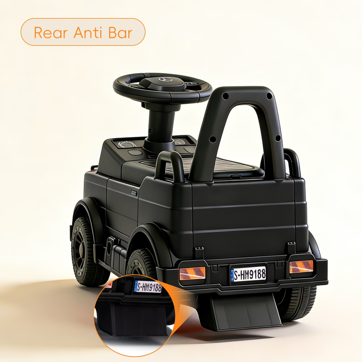 HEIMILI Kids Push Car, Licensed Mercedes-Benz Unimog,Toddler Ride On Toy with Anti-Slip Wheels & Safety Bumper Guards, Foot to Floor Toy for Indoor & Outdoor