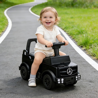 HEIMILI Kids Push Car, Licensed Mercedes-Benz Unimog,Toddler Ride On Toy with Anti-Slip Wheels & Safety Bumper Guards, Foot to Floor Toy for Indoor & Outdoor