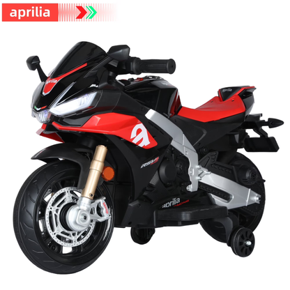 HEIMILI Aprilia 12V Kids Electric Motorcycle Battery Powered Ride on Motorbike 3mph w/Bluetooth Music LED
