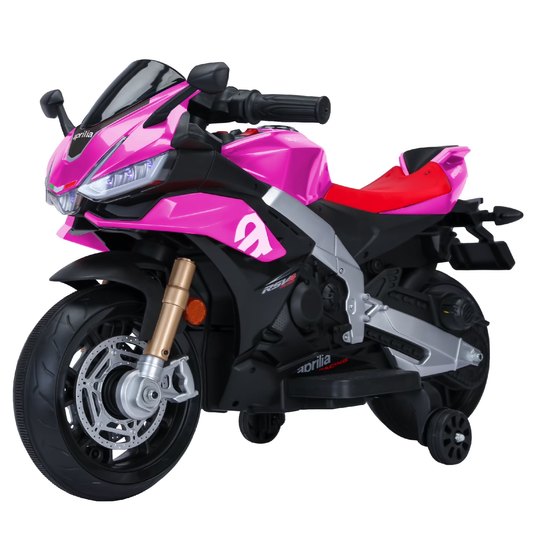HEIMILI Aprilia 12V Kids Electric Motorcycle Battery Powered Ride on Motorbike 3mph w/Bluetooth Music LED
