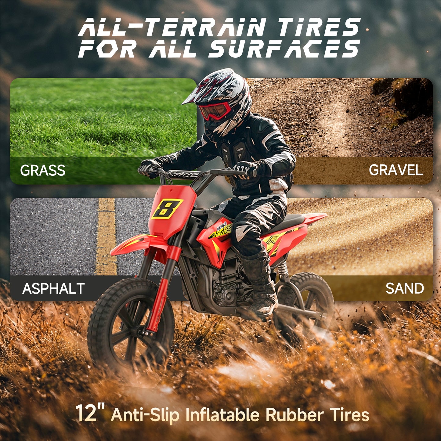 HEIMILI HM3588 | Honda Licensed 24V Dirt Bike
