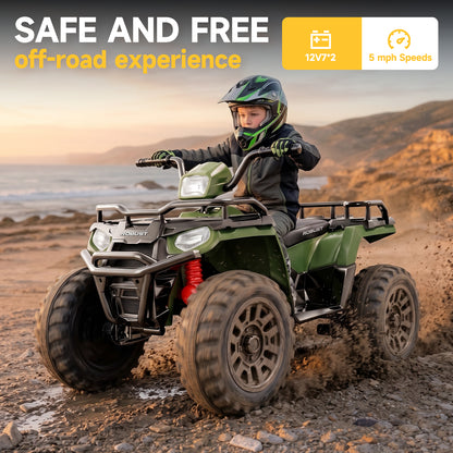 HEIMILI HM1688 | Terrain Explorer 24V 4WD Kids Electric ATV Quad