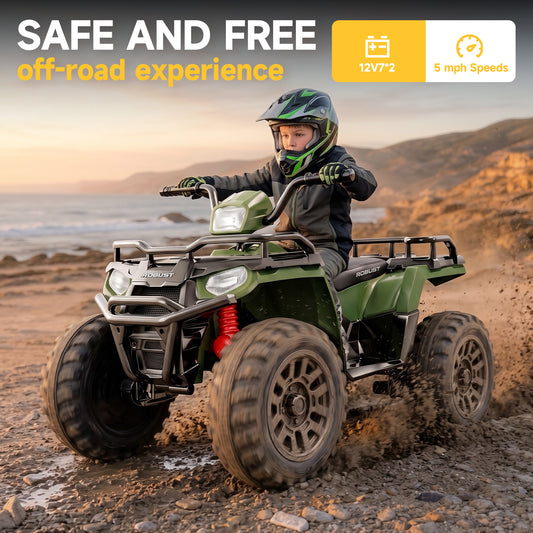 HEIMILI HM1688 | Terrain Explorer 24V 4WD Kids Electric ATV Quad