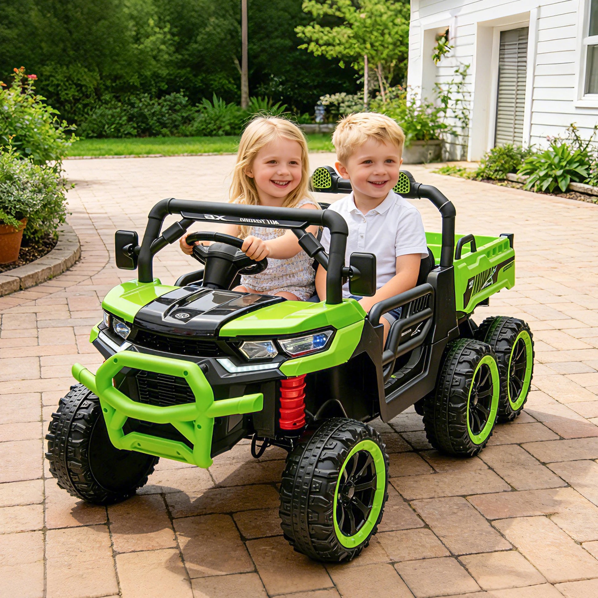 Hillarin Kid'sです Heimili 24V 2-Seater Kids Electric Dump Truck 4WD w/ Remote – HEIMILI