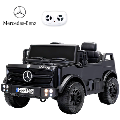 HEIMILI 12V Ride on Toys Electric Car,Licensed Mercedes-Benz Unimog w/Parent Remote Control,Age for 1-4 Boys,Girls,Kids,Red