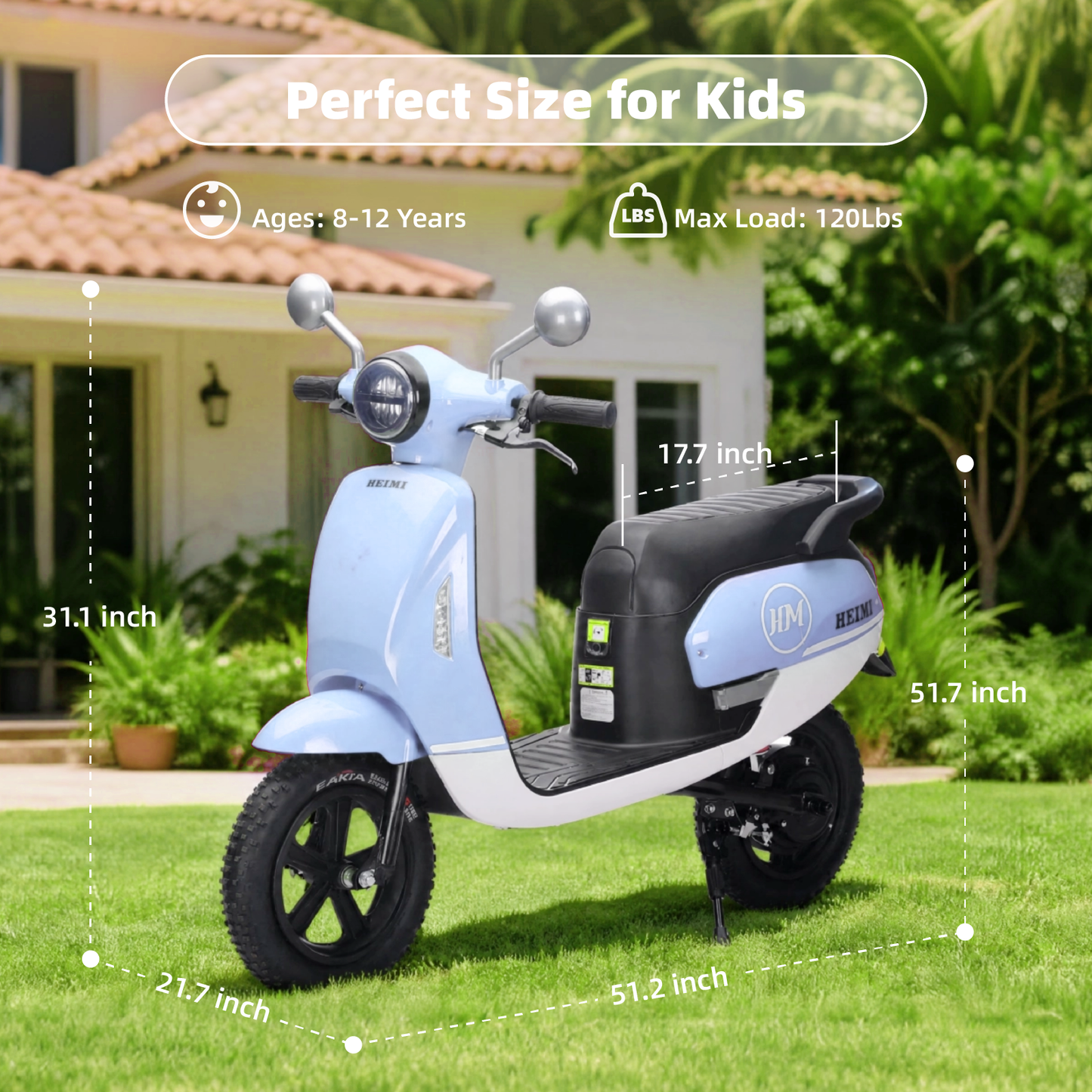 HEIMILI HM3788 | Urban Cruise 24V Ride-on Moped