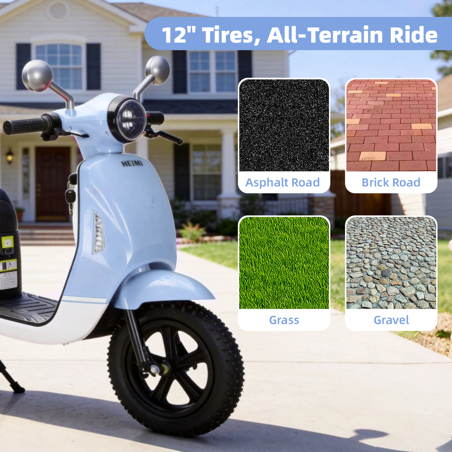 HEIMILI HM3788 | Urban Cruise 24V Ride-on Moped