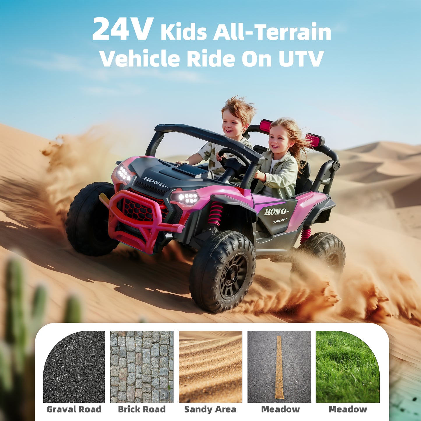 HEIMILI HM8188 | Terra-Overlord 24V 2-Seater Off-Road UTV
