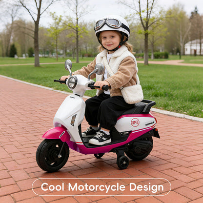 Side view of Heimili 6V electric scooter featuring high-traction anti-slip tires for safety